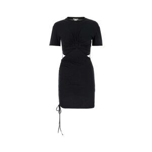 NENSI DOJAKA Women's Black Cut-Out Ruched Mini Dress Women BLACK Dresses